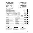 PIONEER PD-AP1 Manual de Usuario