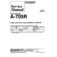 PIONEER A705R Manual de Servicio