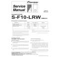 PIONEER S-F10-W/XMD/UC Manual de Servicio
